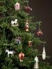 Bombka / zawieszka na choinkę - Vintage Christmas Cars - komplet 2 szt.